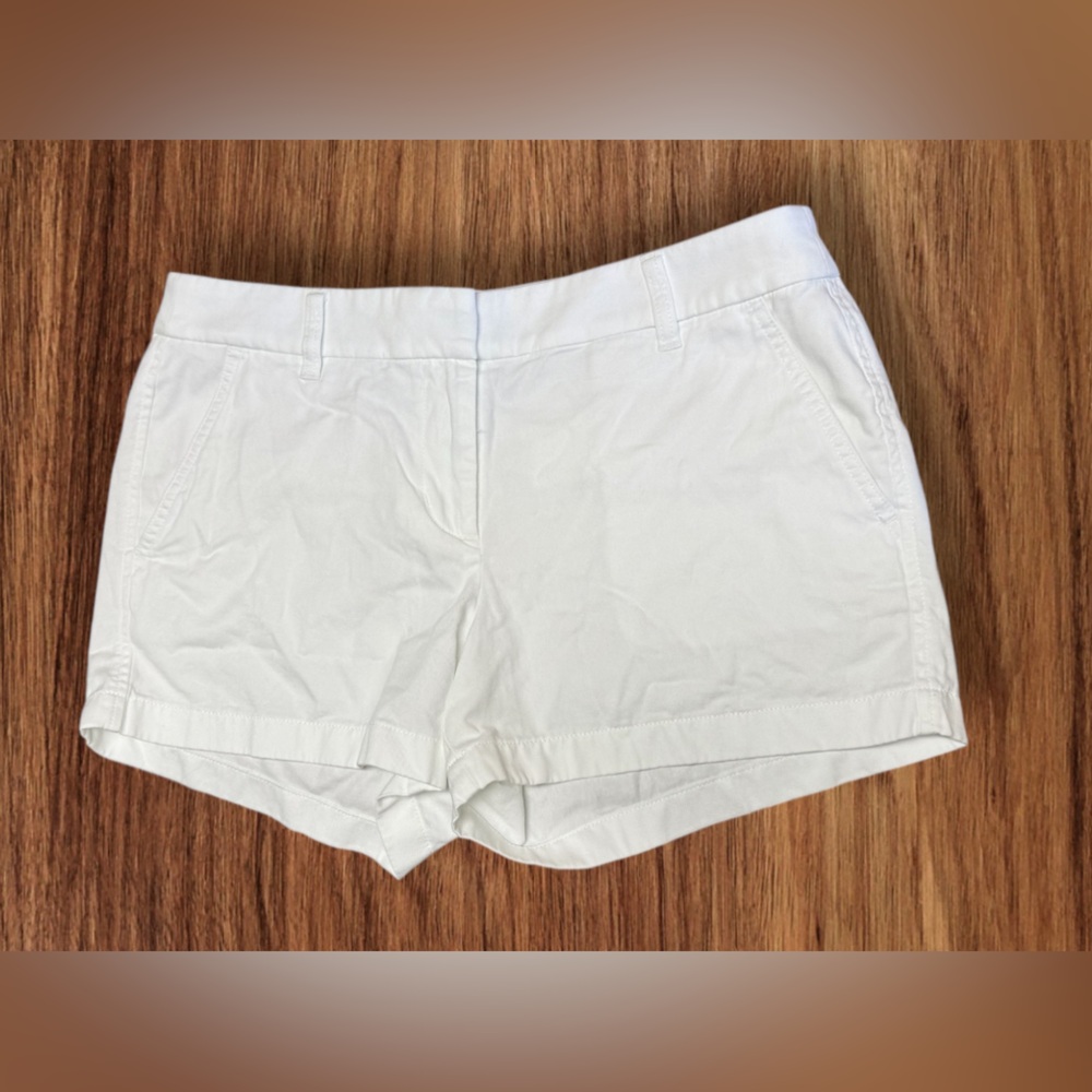 NWT J. Crew 3.5" classic chino short SZ 8 White